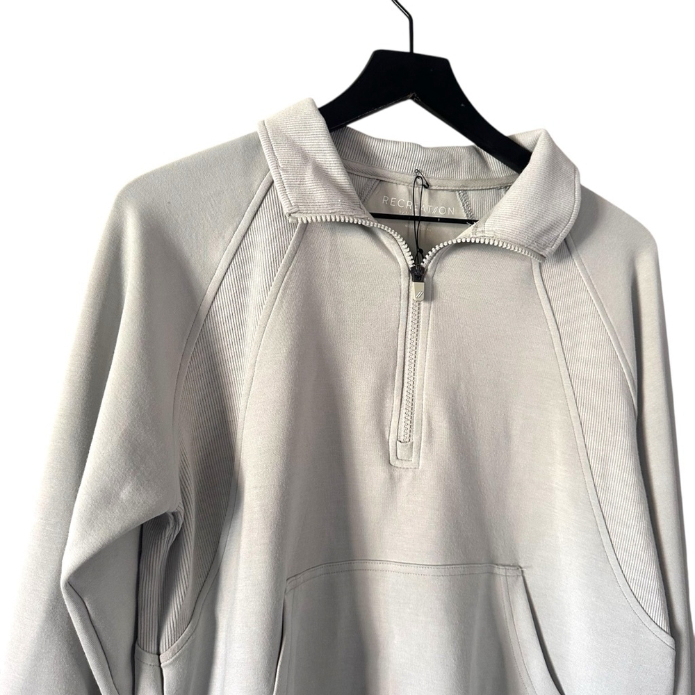 Recreation Thread & Supply Sage 1/4 Zip Pullover Sweatshirt NWT Small - Picture 3 of 8